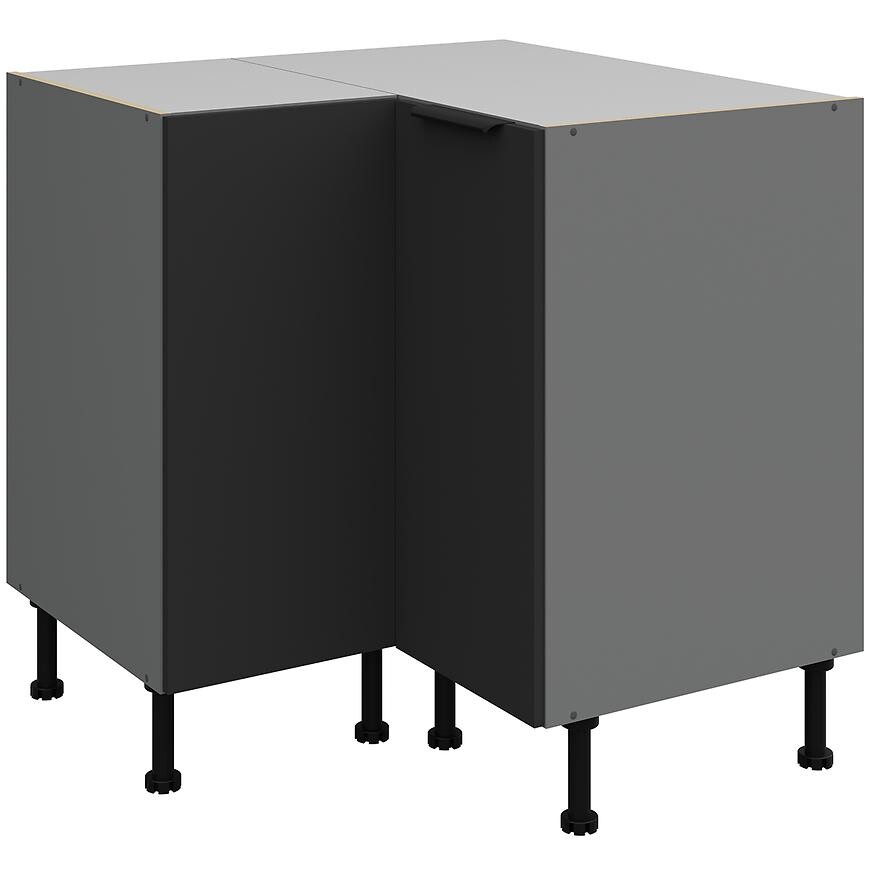 Kuchyňská skříňka Aria BL/ANT Anti Fingerprint 90x90 Dn 2f Bb