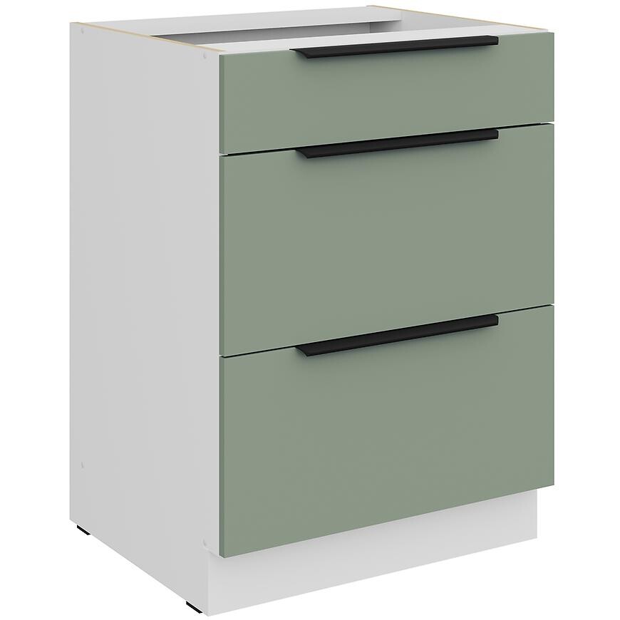 Kuchyňská skříňka Aria SA/WH Anti Fingerprint 60d 3s Bb