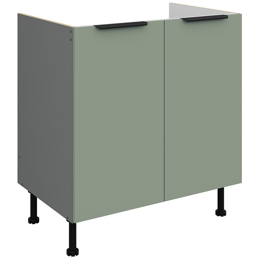 Kuchyňská skříňka Aria SA/ANT Anti Fingerprint 80zl 2f Bb