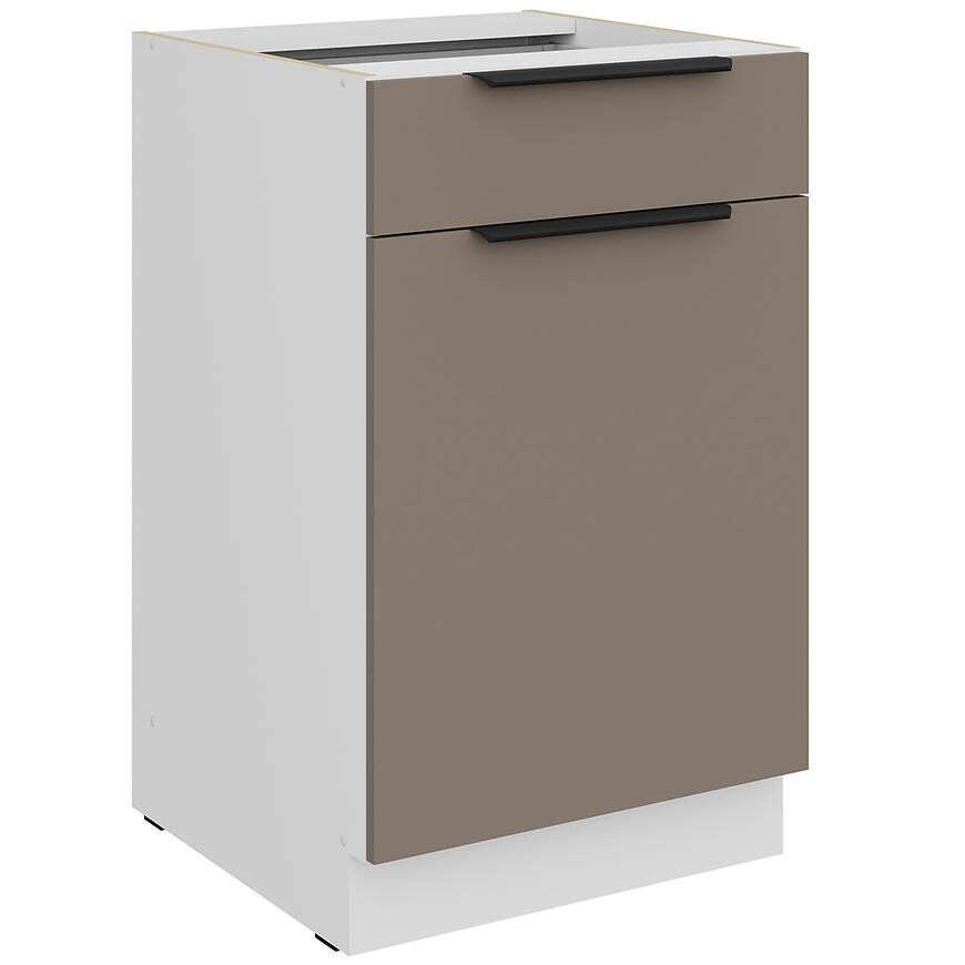 Kuchyňská skříňka Aria TA/WH Anti Fingerprint 50d 1f 1s Bb