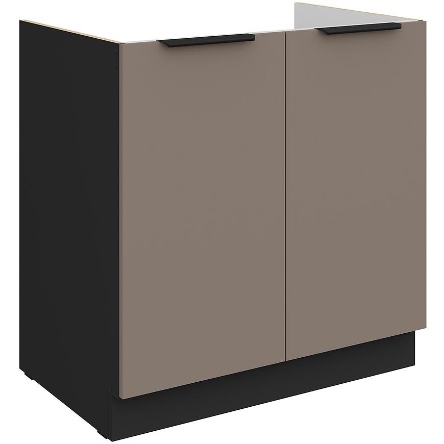 Kuchyňská skříňka Aria TA/BL Anti Fingerprint 80zl 2f Bb