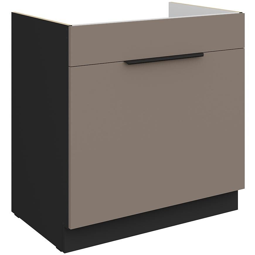 Kuchyňská skříňka Aria TA/BL Anti Fingerprint 80zl 1s Bb