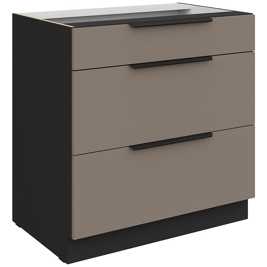 Kuchyňská skříňka Aria TA/BL Anti Fingerprint 80d 3s Bb