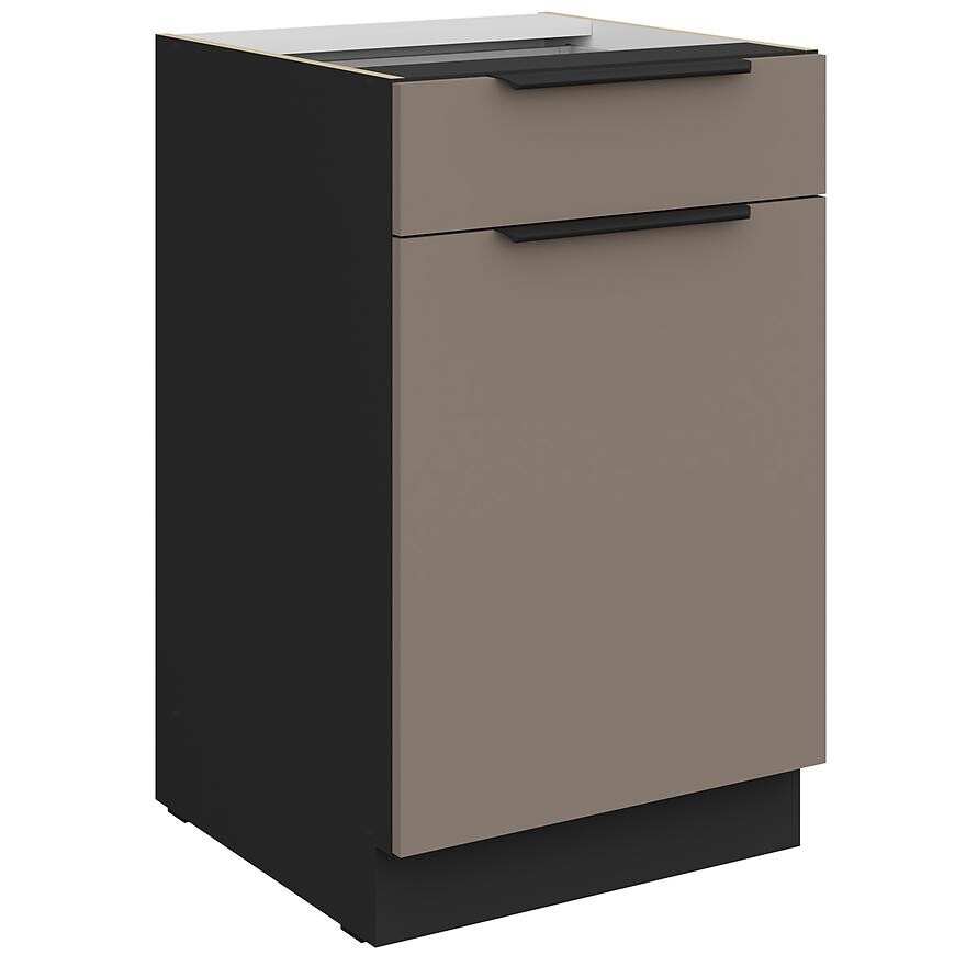 Kuchyňská skříňka Aria TA/BL Anti Fingerprint 50d 1f 1s Bb