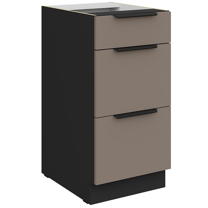 Kuchyňská skříňka Aria TA/BL Anti Fingerprint 40d 3s Bb