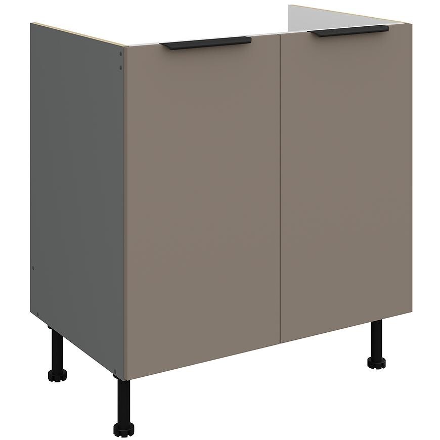 Kuchyňská skříňka Aria TA/ANT Anti Fingerprint 80zl 2f Bb