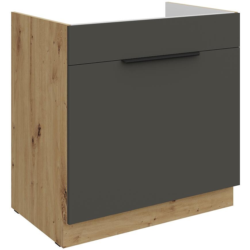 Kuchyňská skříňka Aria GR/AR Anti Fingerprint 80zl 1s Bb