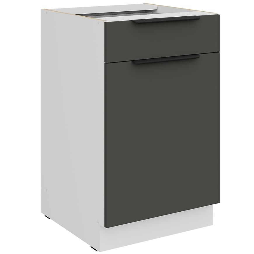 Kuchyňská skříňka Aria GR/WH Anti Fingerprint 50d 1f 1s Bb