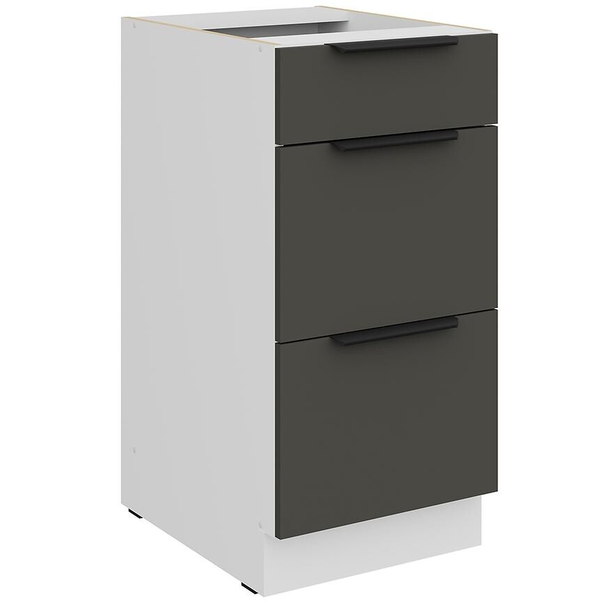 Kuchyňská skříňka Aria GR/WH Anti Fingerprint 40d 3s Bb