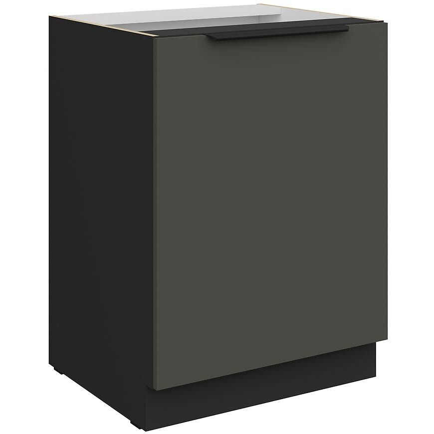 Kuchyňská skříňka Aria GR/BL Anti Fingerprint 60d 1f Bb