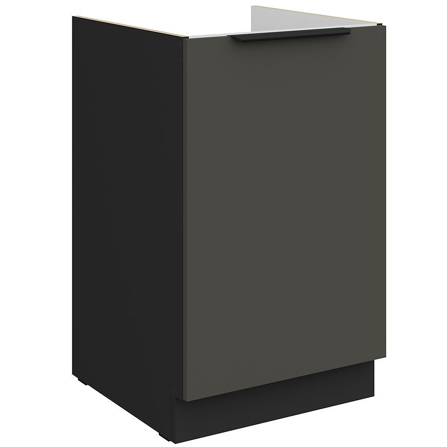 Kuchyňská skříňka Aria GR/BL Anti Fingerprint 50zl 1f Bb