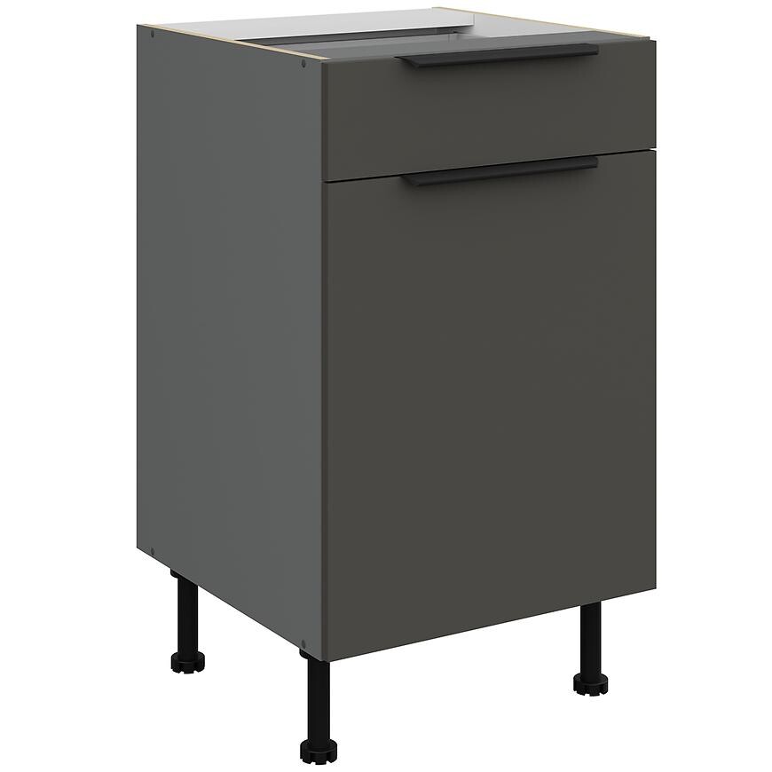 Kuchyňská skříňka Aria GR/ANT Anti Fingerprint 50d 1f 1s Bb