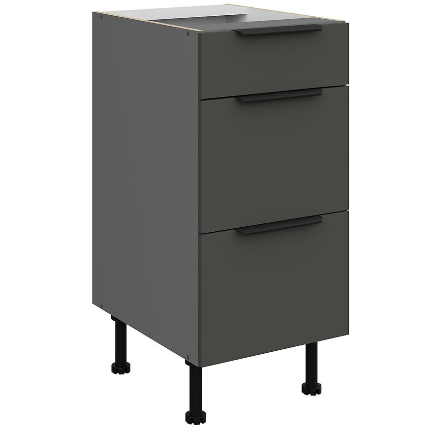 Kuchyňská skříňka Aria GR/ANT Anti Fingerprint 40d 3s Bb