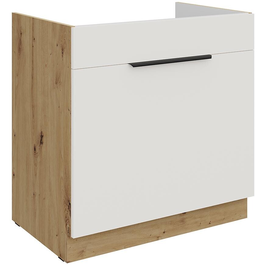 Kuchyňská skříňka Aria WH/AR Anti Fingerprint 80zl 1s Bb