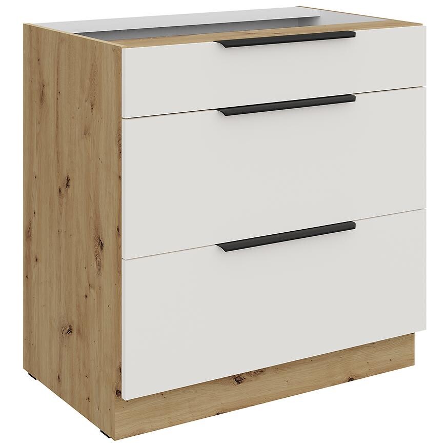 Kuchyňská skříňka Aria WH/AR Anti Fingerprint 80d 3s Bb