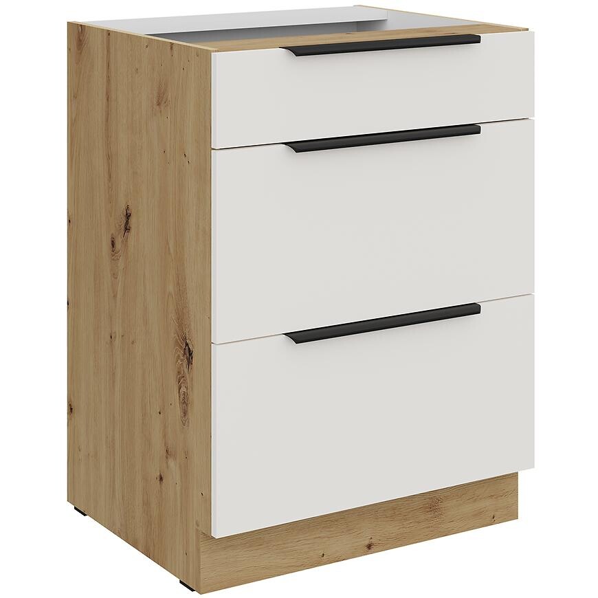 Kuchyňská skříňka Aria WH/AR Anti Fingerprint 60d 3s Bb