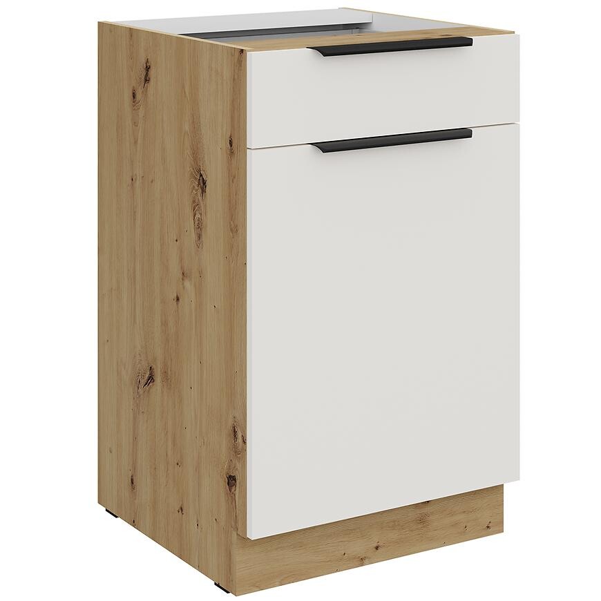 Kuchyňská skříňka Aria WH/AR Anti Fingerprint 50d 1f 1s Bb