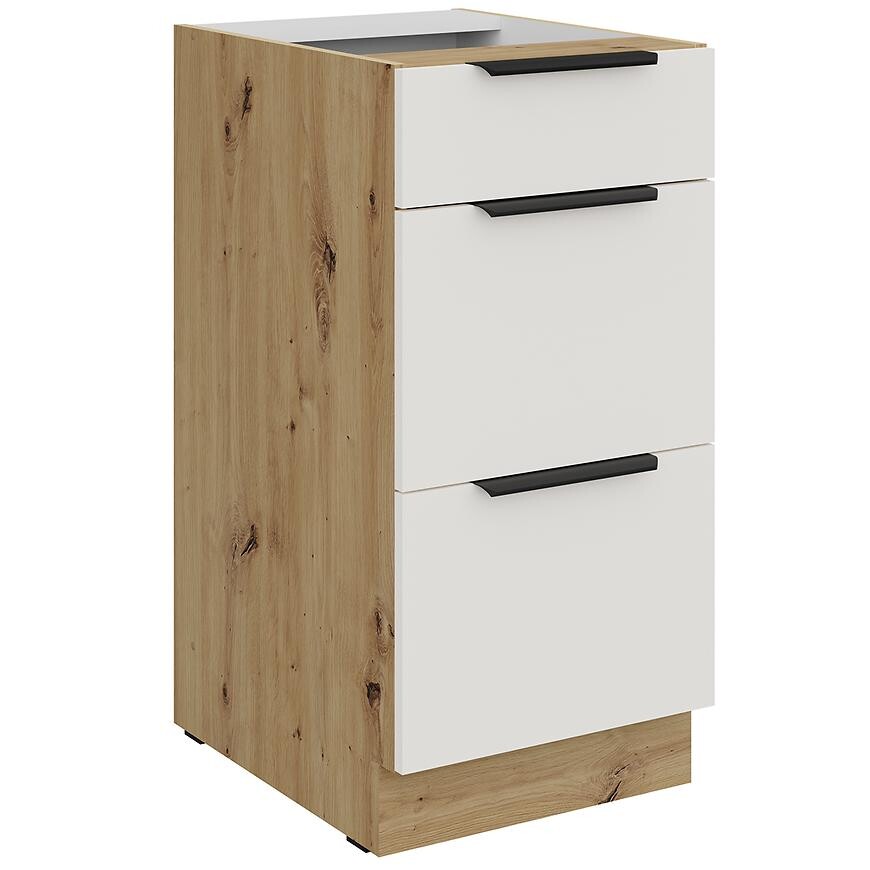 Kuchyňská skříňka Aria WH/AR Anti Fingerprint 40d 3s Bb