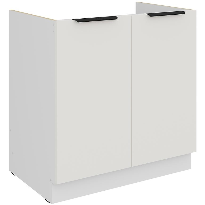 Kuchyňská skříňka Aria WH/WH Anti Fingerprint 80zl 2f Bb