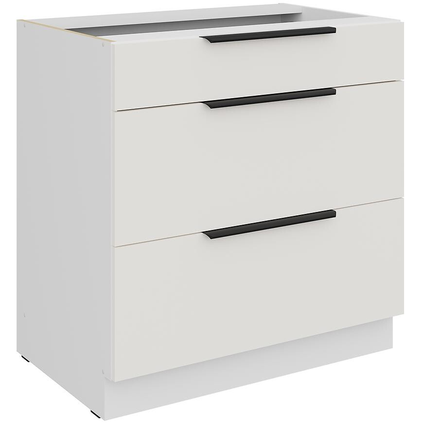 Kuchyňská skříňka Aria WH/WH Anti Fingerprint 80d 3s Bb