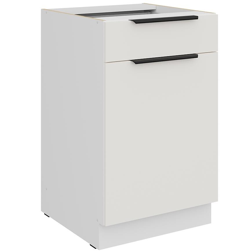 Kuchyňská skříňka Aria WH/WH Anti Fingerprint 50d 1f 1s Bb