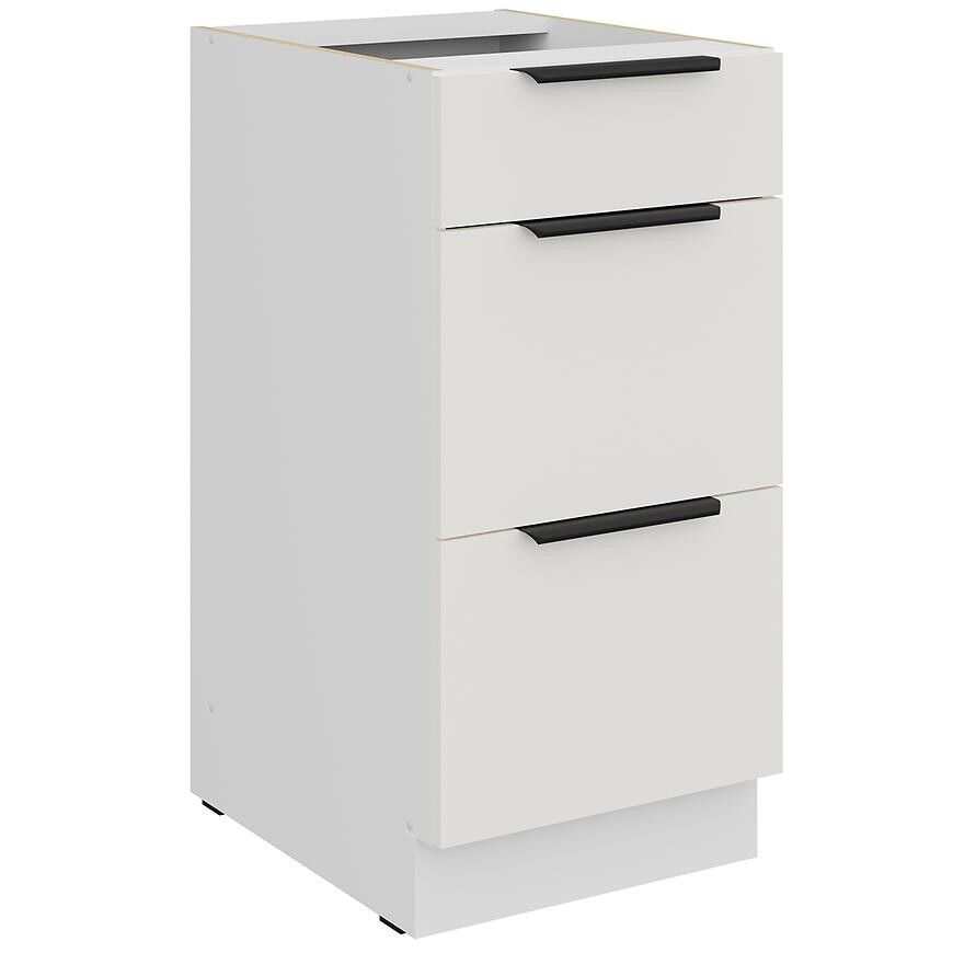 Kuchyňská skříňka Aria WH/WH Anti Fingerprint 40d 3s Bb