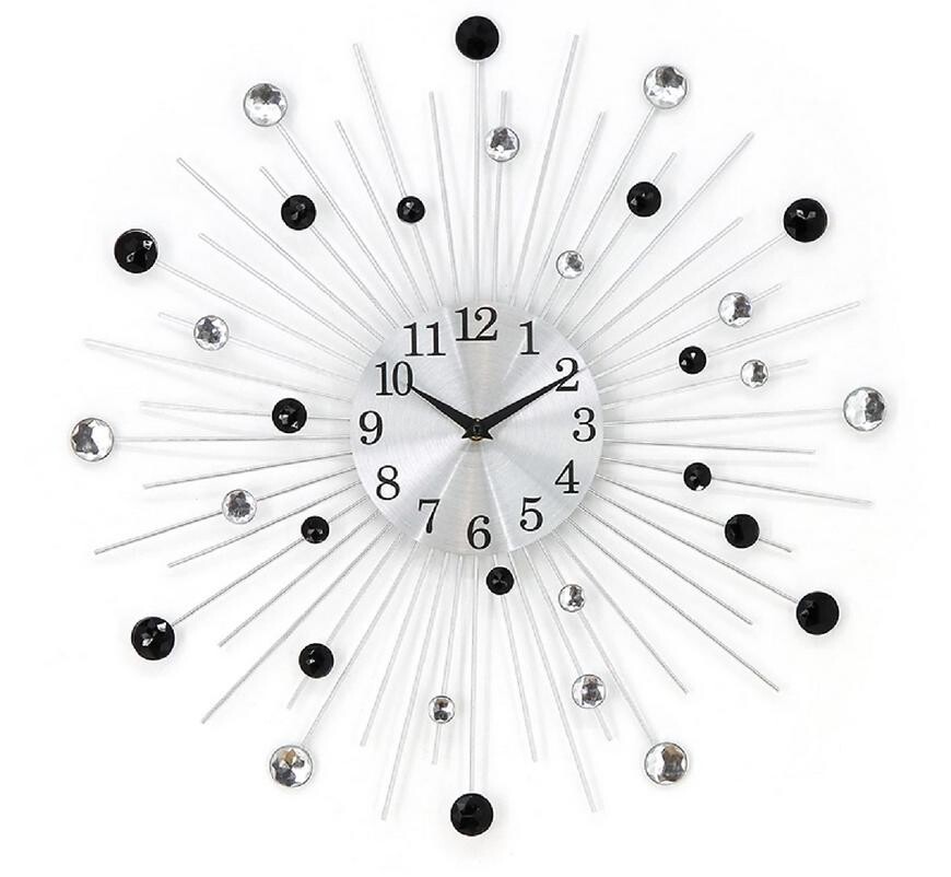 Nástěnné hodiny gh2316 50x4cm diamond black