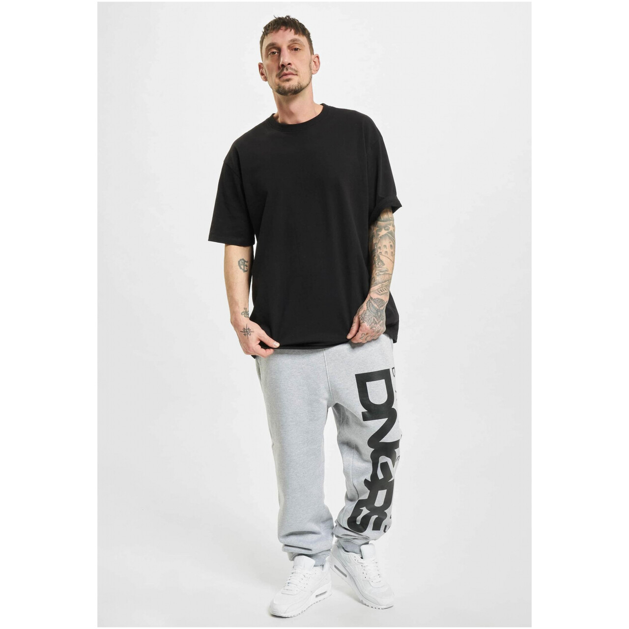 Kalhoty sportovní Dangerous DNGRS Classic - světle šedé, 3XL