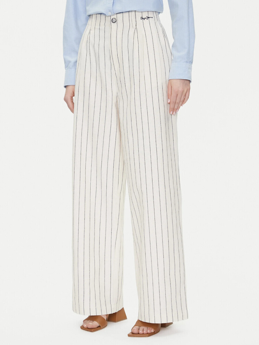 Pepe Jeans dámské pruhované kalhoty PL211806808 L