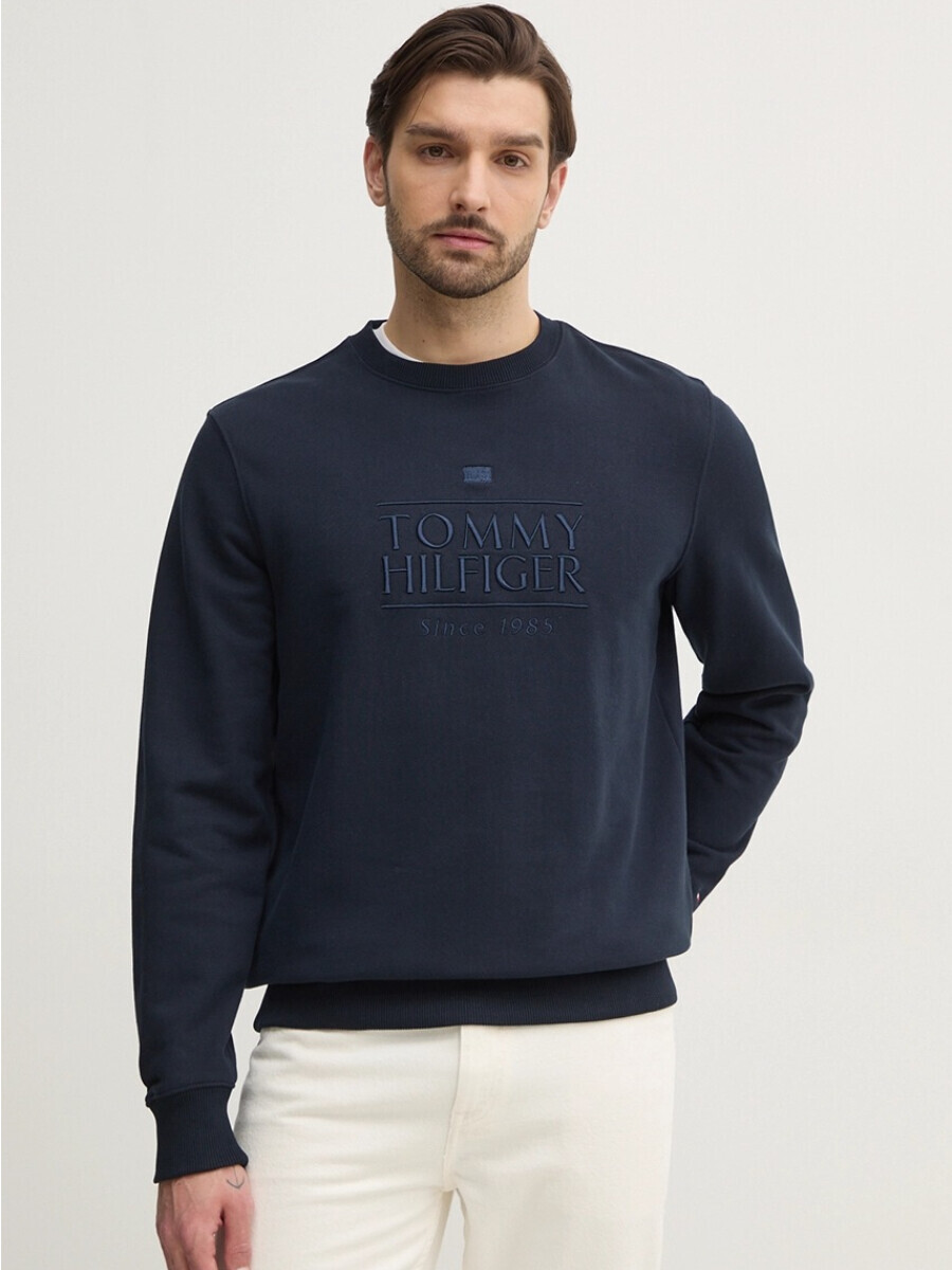Tommy Hilfiger pánská tmavě modrá mikina MW0MW38670 S