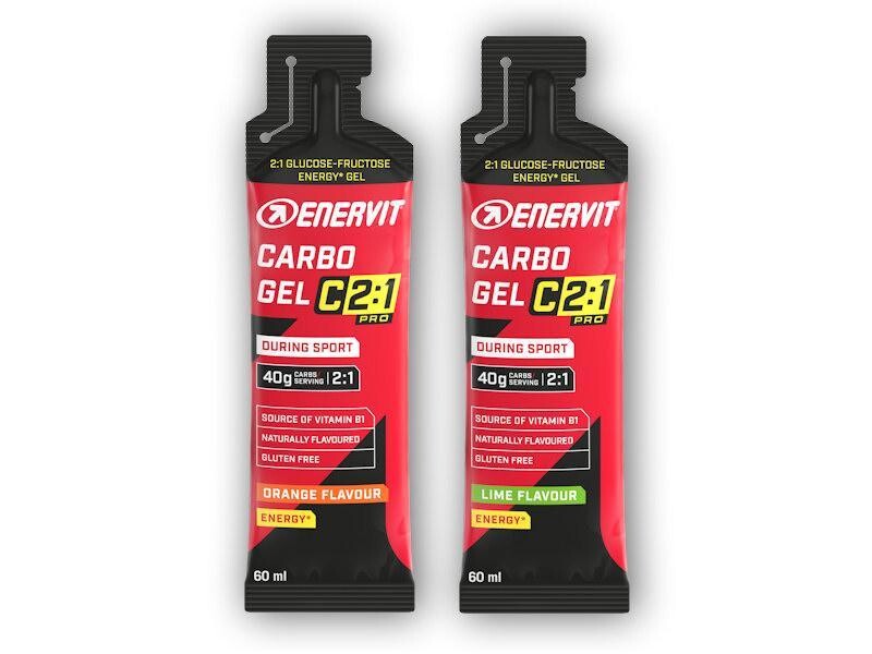Enervit Carbo Gel C2:1 60ml POUZE Limetka (VÝPRODEJ)