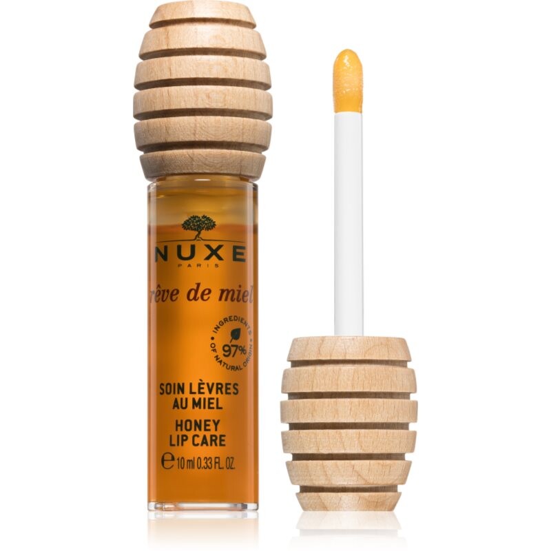 Nuxe Rêve de Miel Honey Lip Care výživný balzám na rty v dárkovém balení 10 ml