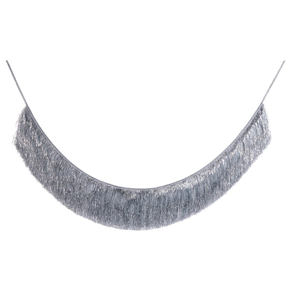 BANNER DAY Girlanda z třásní 2 m - stříbrná