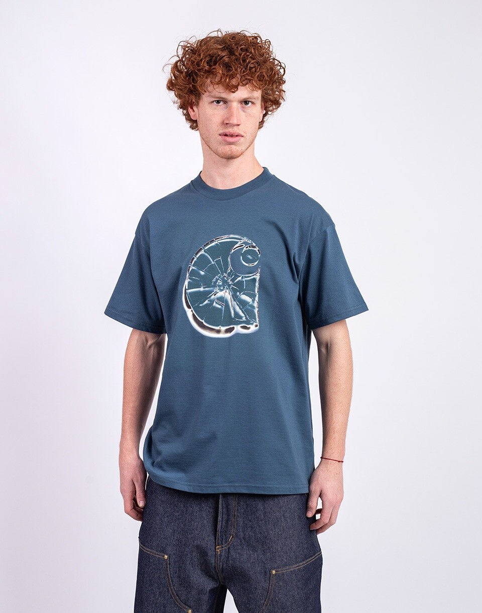 Carhartt WIP S/S Shattered T-Shirt Office Blue S