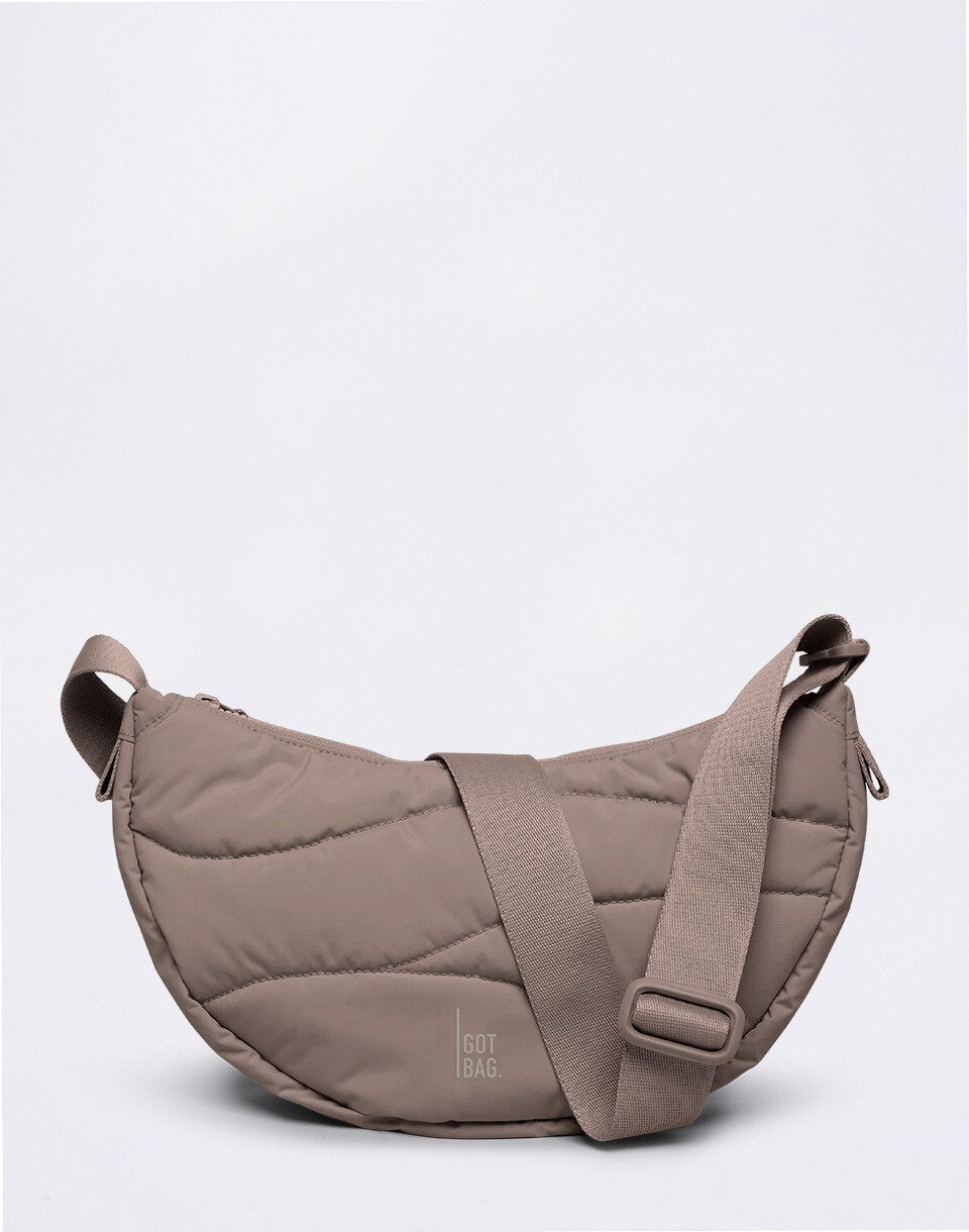 Got Bag Wavy Puffer Shoulder Bag oyster