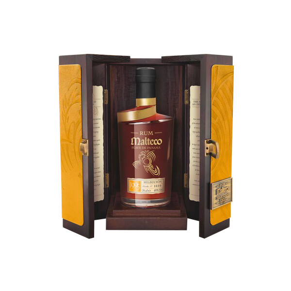 Rum Malteco 1995 0,7l 40% (dřevěné dárkové balení)