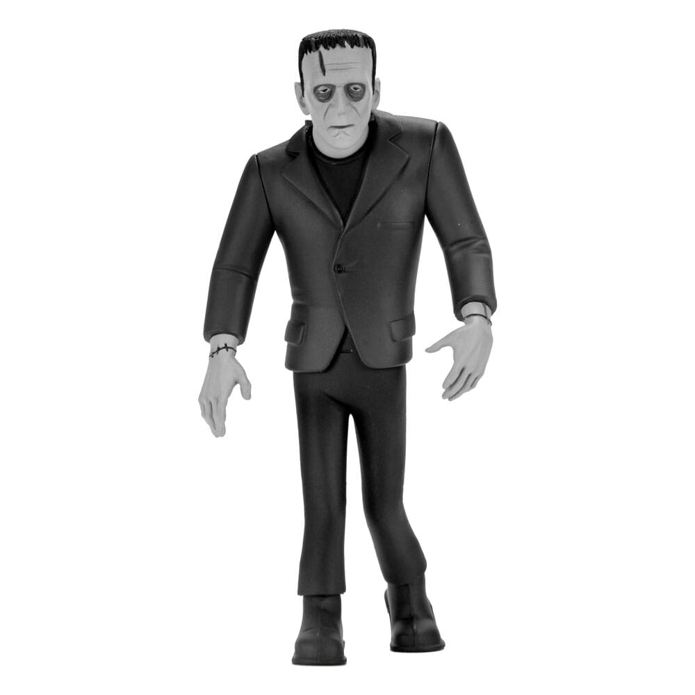 NECA | Universal Monsters - sběratelská figurka Toony Terrors Frankenstein (B&W Silver Screen Edition) 15 cm