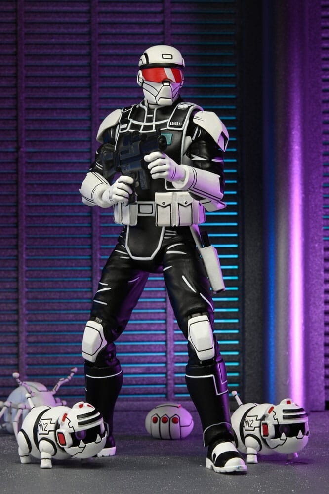 NECA | Želvy Ninja - sběratelské figurky Synja Commando with Mousers (The Last Ronin) 18 cm