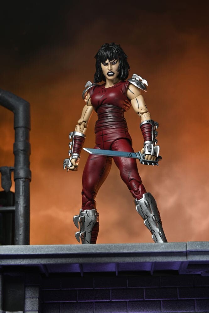 NECA | Želvy Ninja - sběratelská figurka Karai (City at War) (Mirage Comics) 18 cm