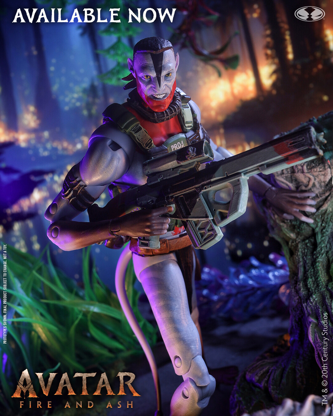 McFarlane | Avatar: Fire and Ash - sběratelská figurka Quaritch (Ash Warrior) 18 cm