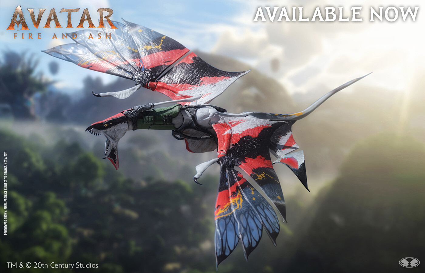 McFarlane | Avatar: Fire and Ash - sběratelská figurka Quaritch new Banshee 76 cm