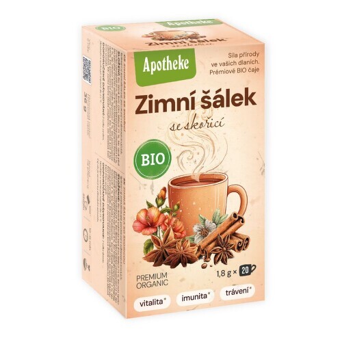 Apotheke BIO Zimní šálek se skořicí 20x1.8g