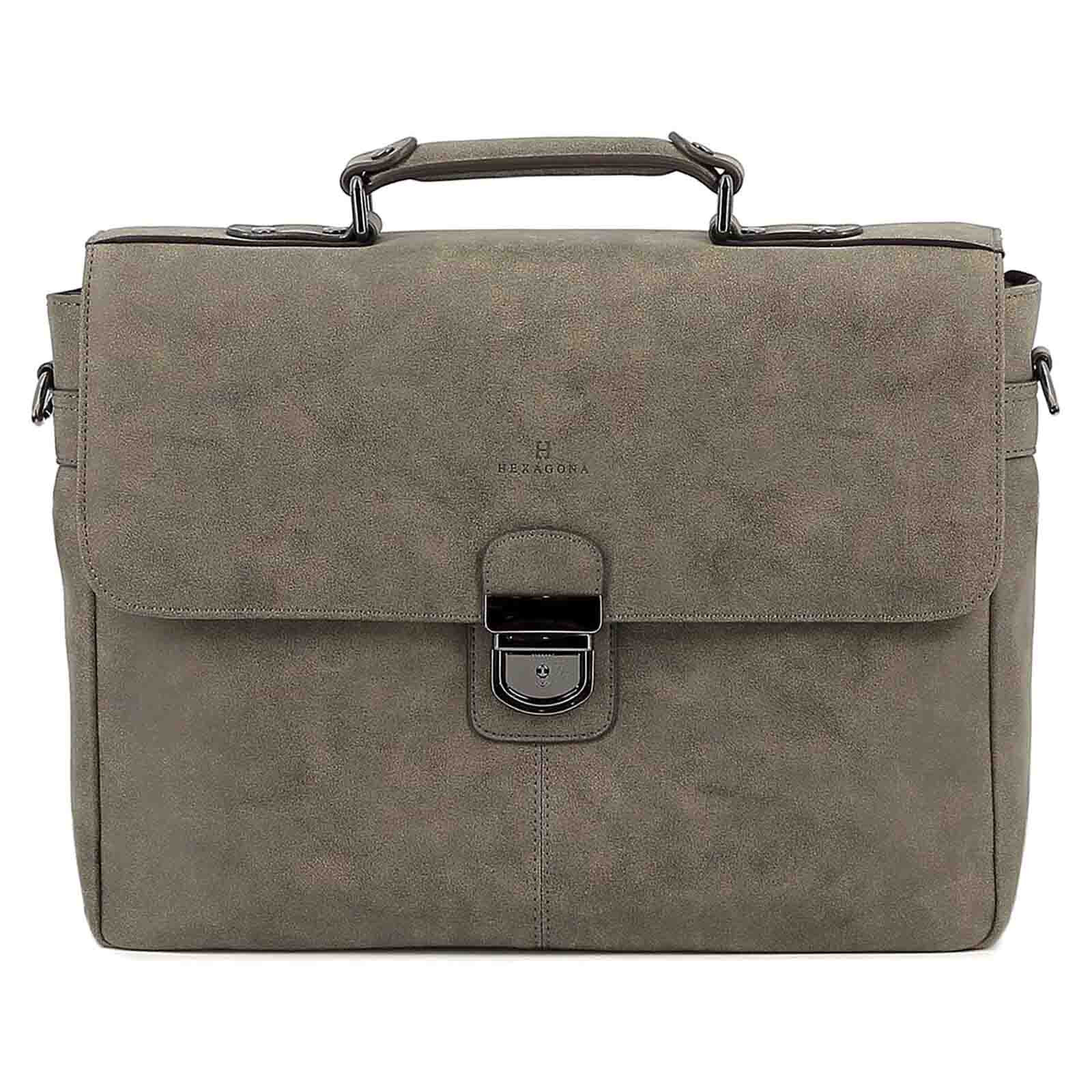 Pánská pracovní aktovka Hexagona Denn - taupe