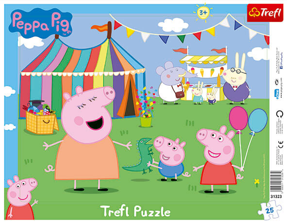 Trefl Puzzle vkládací 25 - Peppa Pig