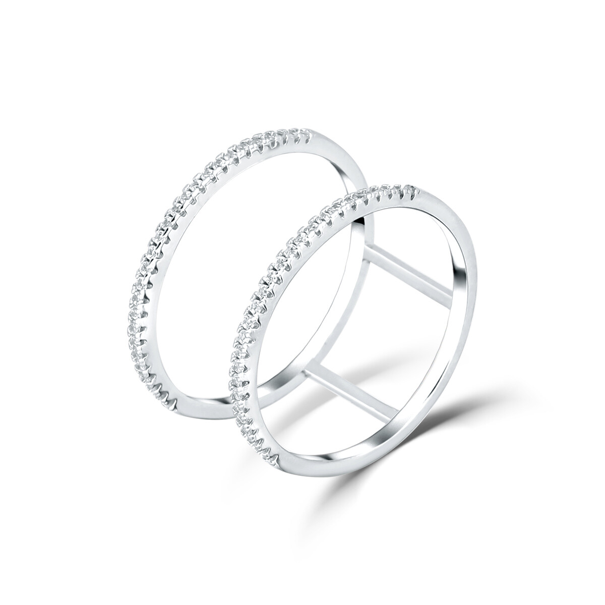 Prsten se syntetickými kameny 126-258-0220 60