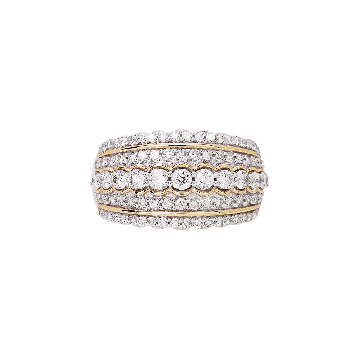 Prsten s brilianty 224-436-1160 55-4.35g