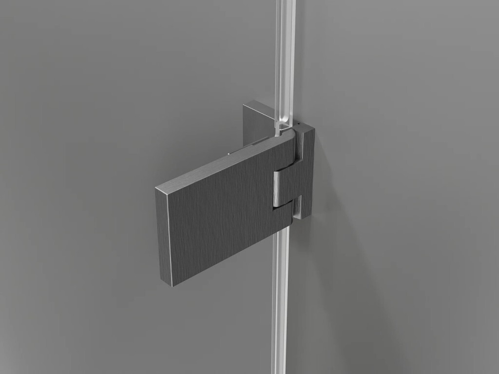 MEXEN LUNAR nástěnné panty pravá 2 ks grafit kartáčovaná 830-06-66-P