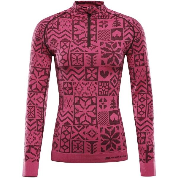 ALPINE PRO SEAMA Dámské funkční triko, růžová, velikost XS/S