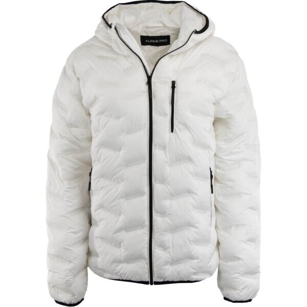 ALPINE PRO MARED Pánská zimní bunda, bílá, velikost