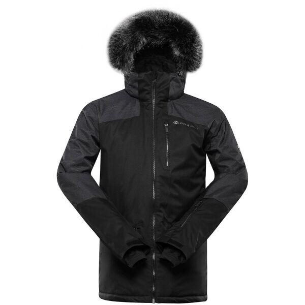 ALPINE PRO OLAD Pánská lyžařská bunda, černá, velikost